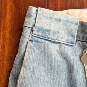 COMMISSION Crash high-rise straight-leg jeans (Size 26)